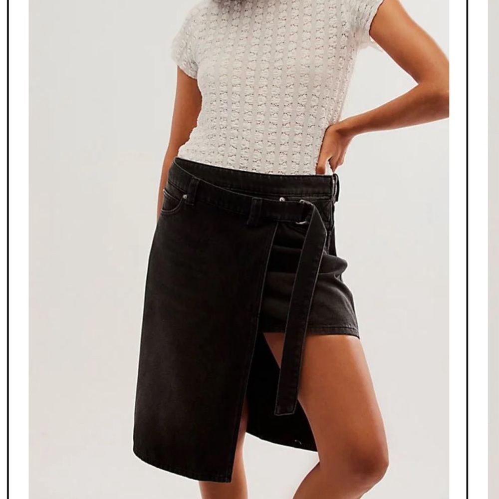We The Free - On Tour Denim Wrap Skirt